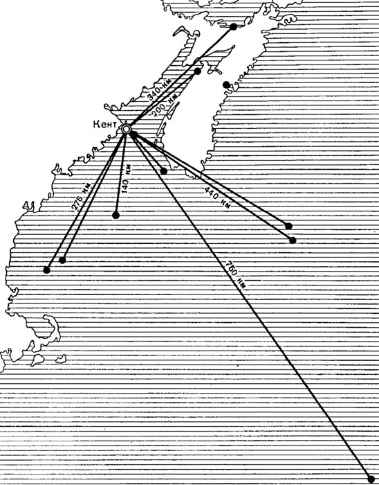 ���. 38. ����� �������� �� ��������� �������� ������� � �������� ����. (�� ��� ������, 1943, �� ��������.)